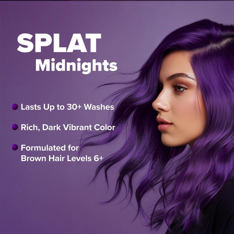 Splat | Midnight Complete Kit | Hair Dye | Semi-Permanent