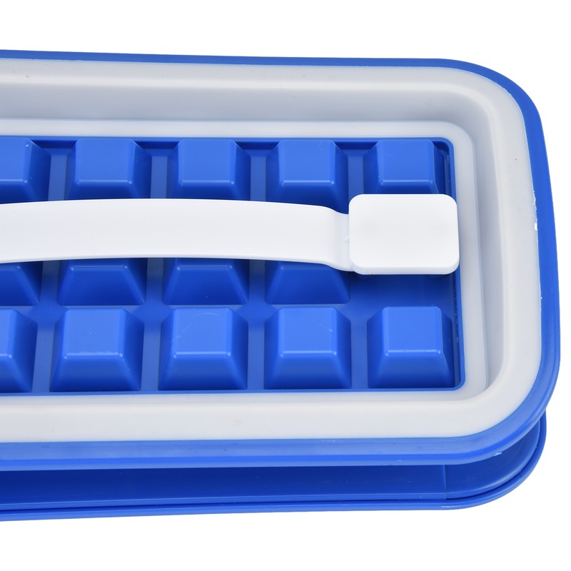 Ice Cube Tray Stretchable Easily Cleaning Saving Space Ice Making