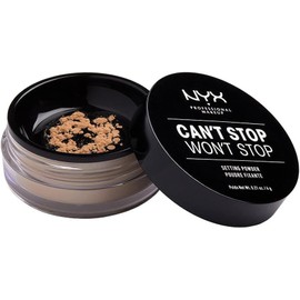 NYX Professional Makeup, Can´t Stop Won´t Stop, Polvo fijador, Tono Medium