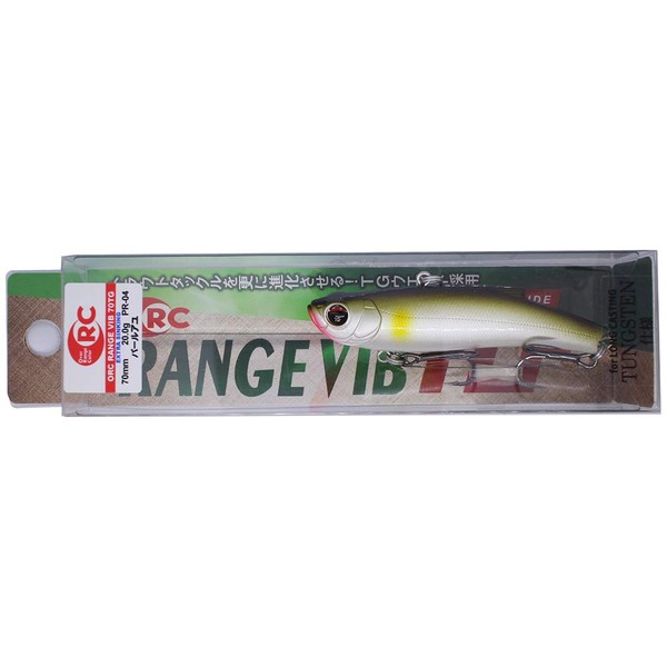 Bassday PR-04 ORC Range Vibe Lure, 70TG, Pearl Ayu
