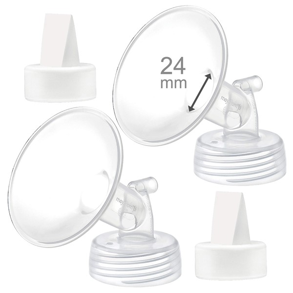 Maymom Compatible 24mm Flange and Duckbill Valve for Spectra S1
