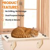 oyhqes Wooden Window Plant Shelf Stands, 22" Sill Extender for