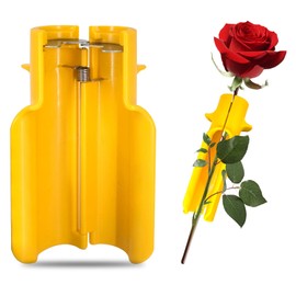 HSFOOYL 2pcs Rose Thorn Remover, Roses Leaf Stripper Tool, Safe, Efficient, and Painless Rose Stem Cleaning | Ergonomic Design for Florists, DIYers, and Flower Enthusiasts