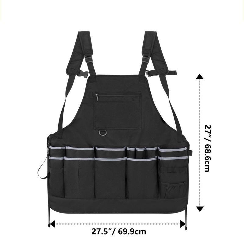Rexmica Professional Cleaning Apron for Housekeeping, Water-resistant Cleaning Apron with