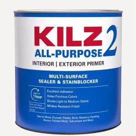 KILZ 2 All Purpose Interior Exterior Multi Surface Primer & Stain Blocker - 2 Gallon