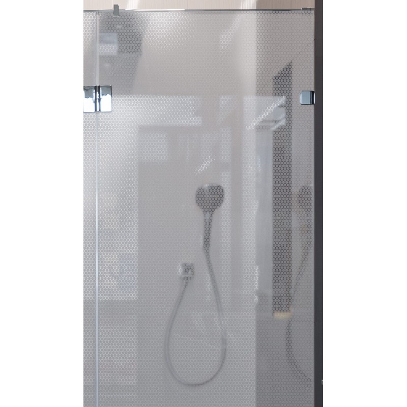 VViViD+ Hexagon Frosted Window Film Privacy Vinyl (6ft x 5ft)