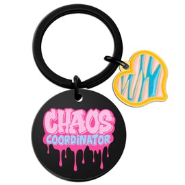 Administrative Professional Day Gifts Chaos Coordinator Gifts for Women Cool Keychain for Coworkers Thank You Gift for Employee Appreciation Gift for Women