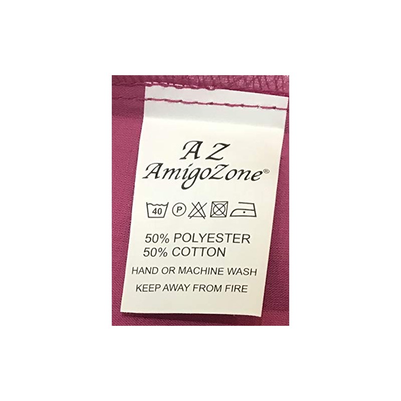 AmigoZone New 2 x Pillow Cases Housewife Plain Cover Polycotton