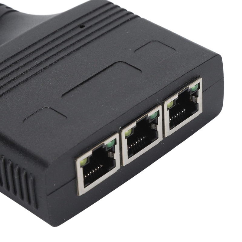 Gigabit RJ45 Ethernet Splitter, 1 to 3 Output Ports, 1000Mbps