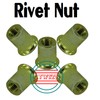 generic (6) 3/8 - 16 Zinc Steel Rivet Nut or
