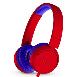 JBL JR300 Kids On-Ear Headphones - Red