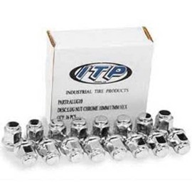 ITP Lug Nut Set (Chrome / 12x1.25mm / Tapered) Compatible With 16-18 YAMAHA YXZ1000R