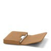 Leatherology Camel Business Card Case, Magnetic Closure ID Holder, Full