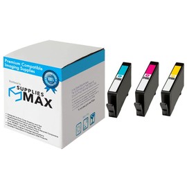 SuppliesMAX Remanufactured Replacement for HP OfficeJet Pro 8010//8014/8015/8020//8023/8024/8025/8028/8030/8035 High Yield Inkjet Combo Pack (C/M/Y) (NO. 910XL) (3YM86BN)