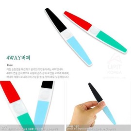 SellerHub 4-Way Buffer Nail File 1p Nail Dirt Remover Grinder Grinding Trimming (S8430952) / 4WAY버퍼 네일파일 1p 손톱때제거 연마기 갈이 다듬기 (S8430952)