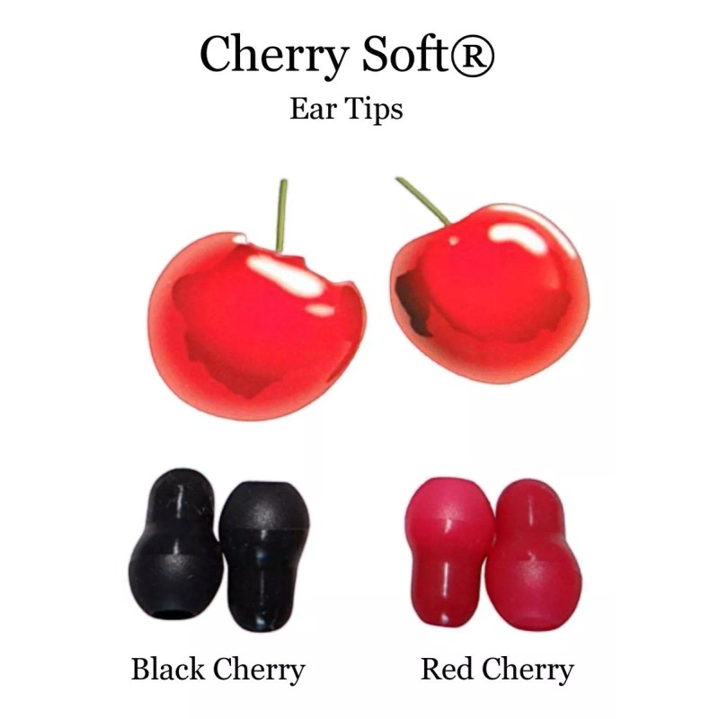 R.A. BCK DIAGNOSTICS Fundas Suaves Para Audífonos De Estetoscopio Cherry.