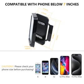 RERPRO UTV ATV Phone Mount Waterproof Holder Compatible with Polaris RZR Ranger General Pioneer Talon Can Am Commander Maverick X3 Kawasaki Bike Motorcycle with 1.75"-2" Roll Bar Cage Accessories