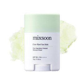 MIXSOON Cica-Hyal Sunstick – Barra Solar Facial con Cica y Ácido Hialurónico 15 g