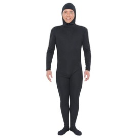 PURE Pure Full Body Tights Stretch Face Disguise L Black