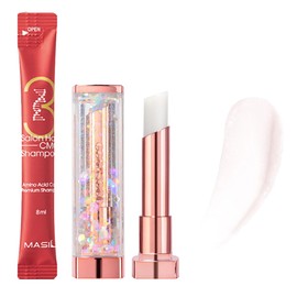 CORINGCO Sparkle Cute Lip Balm, Color Changing, Moisturizing, Shimmery Finish, #03 Swan Lake