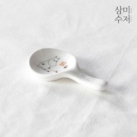 Sammi [Spoon] Moomin The Kitchen Round Spoon Rest 1P / 삼미  [수저]무민 더키친 원형 수저받침 1P
