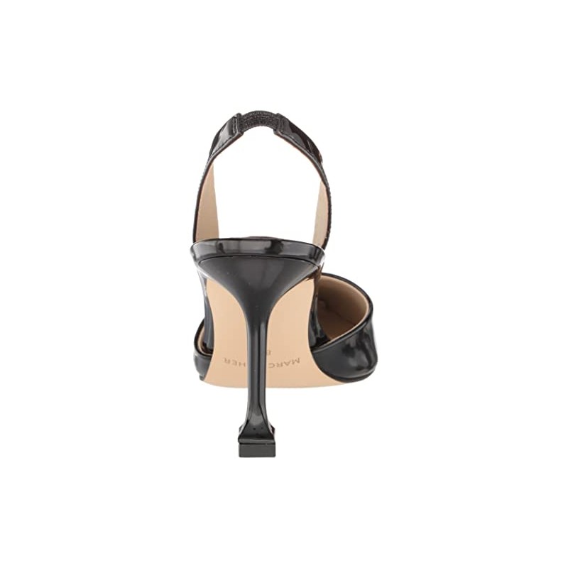 Marc Fisher Marc Fisher Women's HADYA Pump, Black Leather, 8