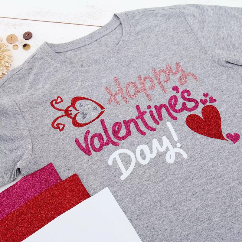 Threadart Holiday Colors 10" x 12" Glitter Heat Transfer Vinyl