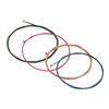4Pcs Electric Bass String Set Clear Bright Sound Metal Colored