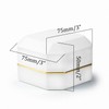 AVESON Luxury Ring Box, Square Velvet Ring Holder Case Jewellery