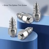 Lyaciomn 9 mm Tire Studs Snow Spikes Anti-Slip Anti-Ice for