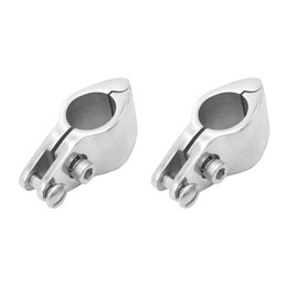 2PCS Bimini Top Jaw Slide Clip with Bolt, Stainless Steel 316 Heavy Duty Boat Marine Hardware Fittings Tip Style Bimini Top Hinge Rail Mount (25mm)