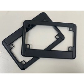 Unbranded Black Metal License Plate Tag Frame for Motorcycle/Sco