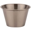 2.75" Round Stainless Steel 4 oz. Condiment Cup, Clipper Mill