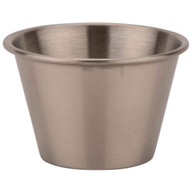 2.75" Round Stainless Steel 4 oz. Condiment Cup, Clipper Mill by GET 4-84111 (Qty,1)