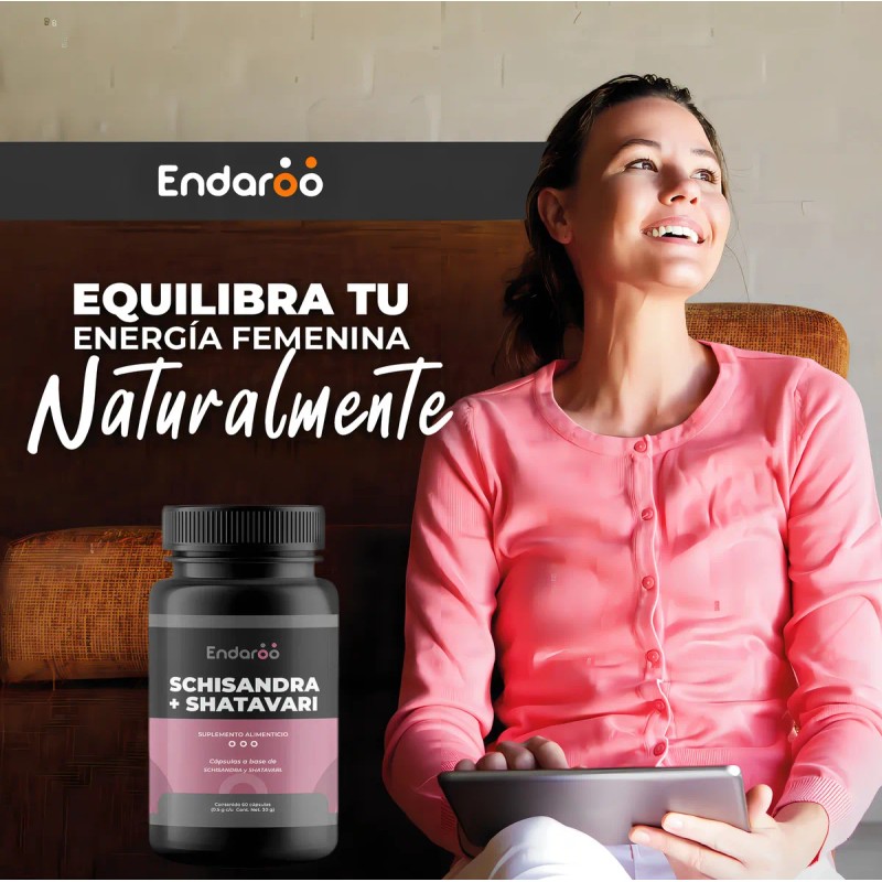 Schisandra Y Shatavari 500 Mg 120 Cápsulas Pack 2 Frascos