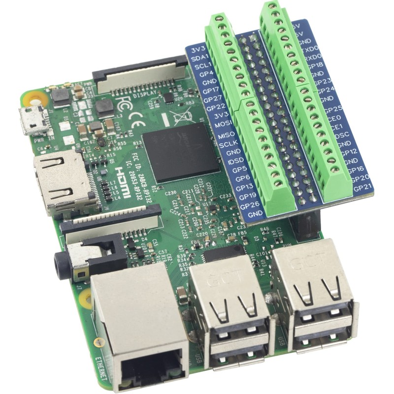 for RPi Pi IO GPIO Terminal Blocks Breakout Board 40Pin