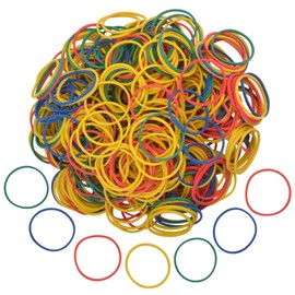 Nydotd 1000pcs Rubber Bands, Small Colorful Money Rubber Bands Bulk 2.5cm 1 inch Bank Paper Bills Dollars Elastic Stretchable Bands Strong Elastic Loop Office Supplies General Purpose Rubber Band