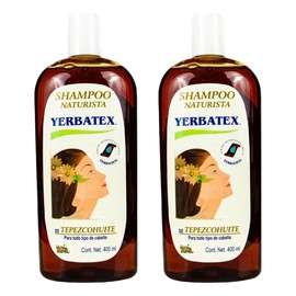 2 Shampoo Naturista De Tepezcohuite 400 Ml
