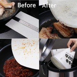 Nineware 20pc Kitchen Essential Disposable Pulp Frying Cap, Grease Splatter & Oil Splash Guard, Adjustable Universal Cooking Screen Lid for Microwave, Frying Pan, Skillet, Made in Korea
