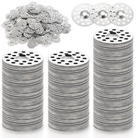 Peohud 600 Pcs 1 Inch Plaster Washers, Metal Washers for Screws, Plaster Repair Rings Profile Washer Flat Washer for Wall Ceiling Drywall Repair and Fix
