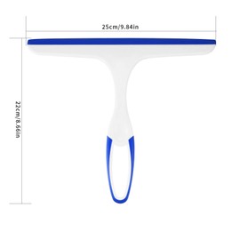 2 Pcs Shower Squeegee for Shower Glass Doors,Car Window Windshield Mirror Tile Cleaner Cleaning Wiper Squeegees Tool with Hook, Window Cleaning Shower Glass Squeegees