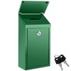 Metal Donation Box Locking Suggestion Box with Slot and Lock