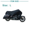 ACROPIX L Motorcycle Half Cover with Carry Bag Black -