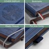 RETTACY Thick Lined Journal Notebook, A5 Hardcover Leather Journal With