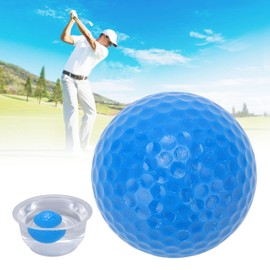 BuyWeek Floating Golf Balls, 2 Layers Golf Ball Float Water Range Golf Practice Balls Outdoor Sports Golf Training Balls (Dark Blue)
