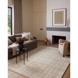Loloi Amber Lewis Monty Collection MOT-03 Ivory/Beige 2'-7" x 4', .50" Pile Height, Area Rug