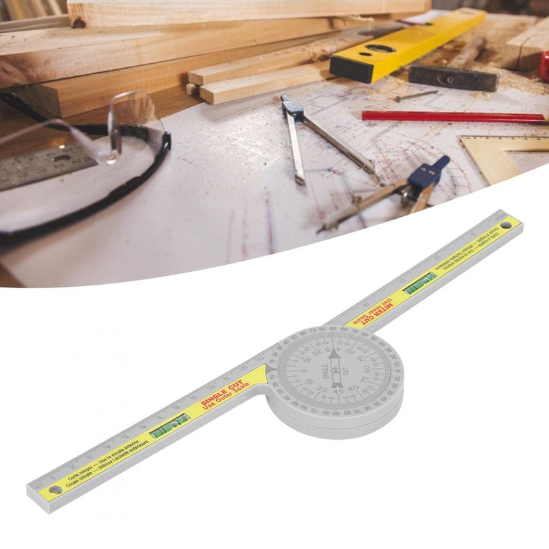 Protractor, Woodworking Protractor, Protractor Ruler, Highly Accurate Woodworking Goniometer Measuring