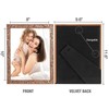 HIKWADERY 8x10 Picture Frame Glitter, Rose Gold Bling 8 by