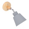 Wall Sconces Modern Minimalist Style Wood Art Decorative Grey Wall