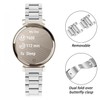 Haotop Stainless Steel Replacement Strap Compatible for Garmin Lily 2